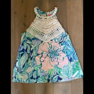 Lilly Pulitzer floral tank top.